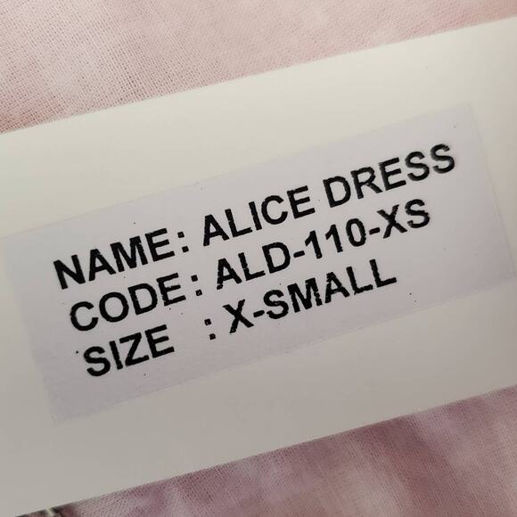 Emily and Fin Women's Pink Polka Dot Alice Dress Size XS NWT Retro Rockabilly - Picture 7 of 9